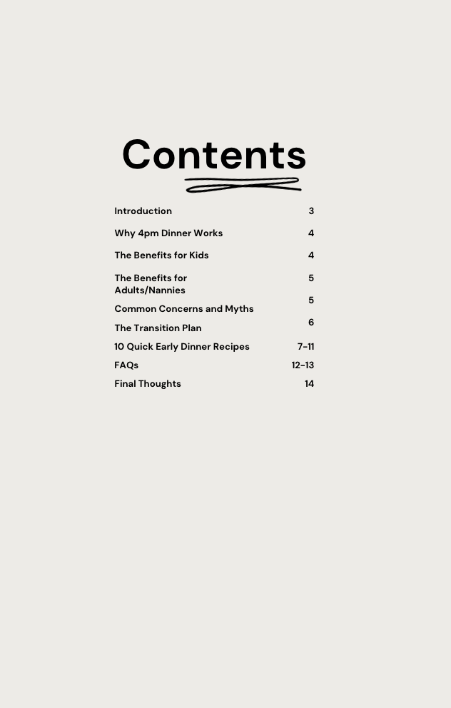 4pm Dinner: Why you need to make the switch