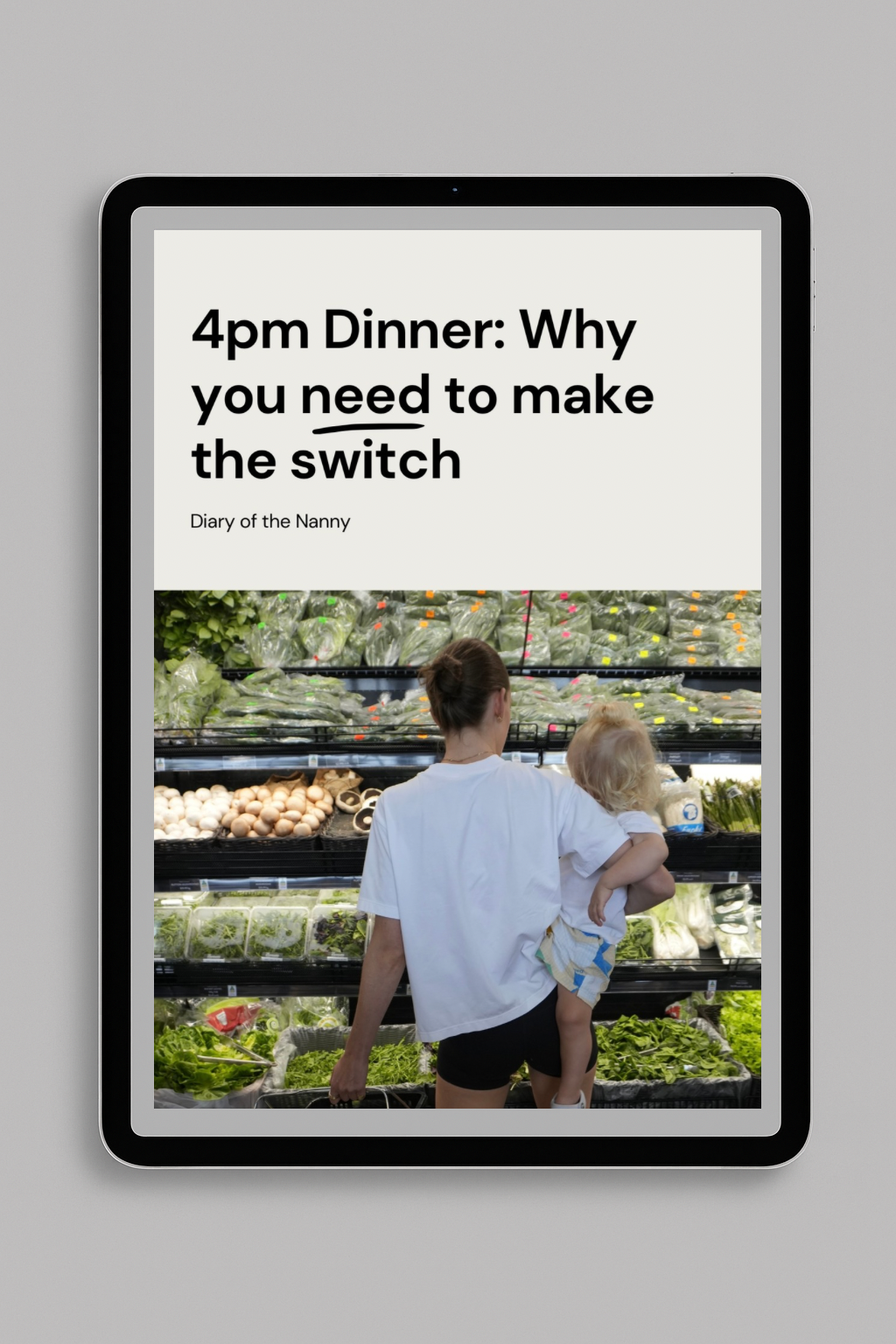 4pm Dinner: Why you need to make the switch